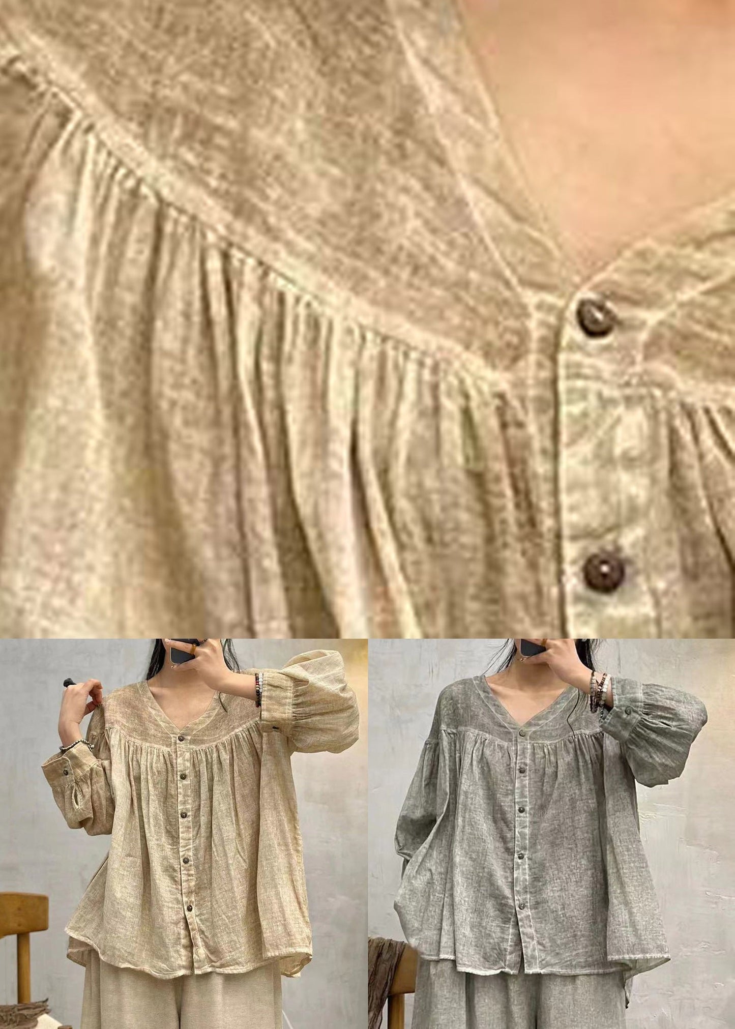 A Vintage Style Blouse with Delicate Timeless Details