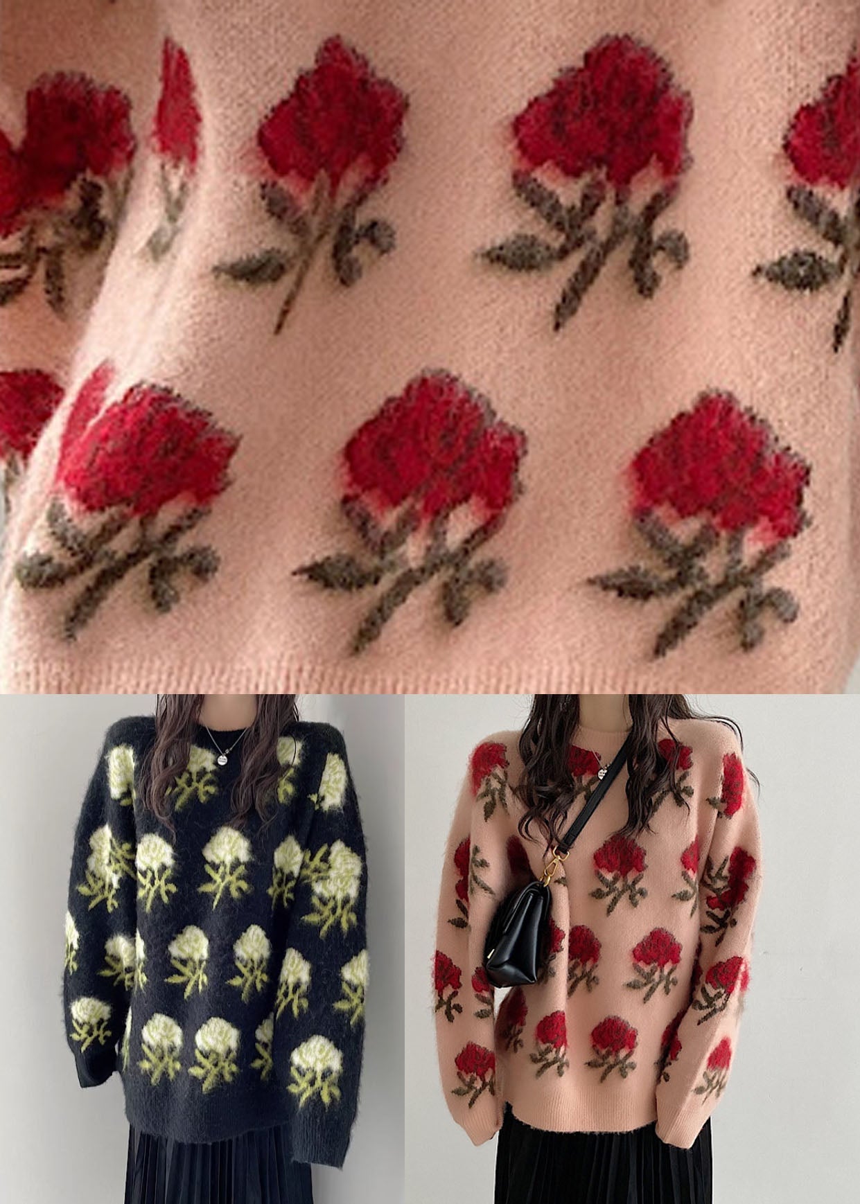 A Vintage Style Sweater with Delicate Timeless Details