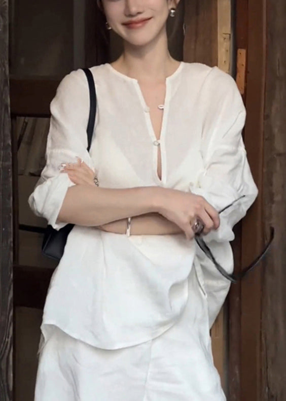 A Vintage Style Shirt with Delicate Timeless Details