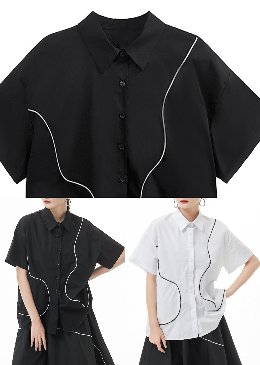 Classic Vintage Blouse with a Flattering Fit