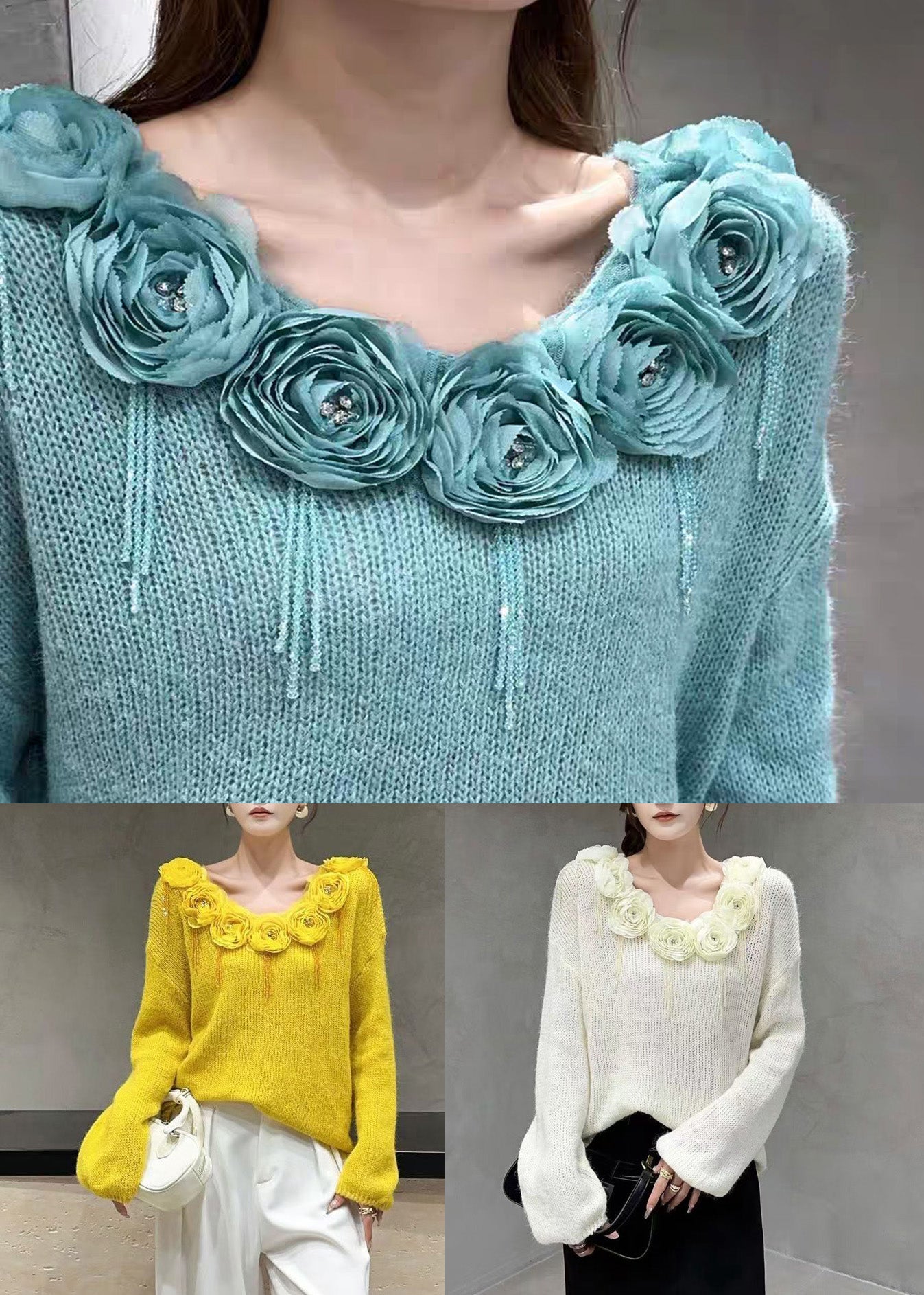 Vintage Inspired Sweater with a Contemporary Edge