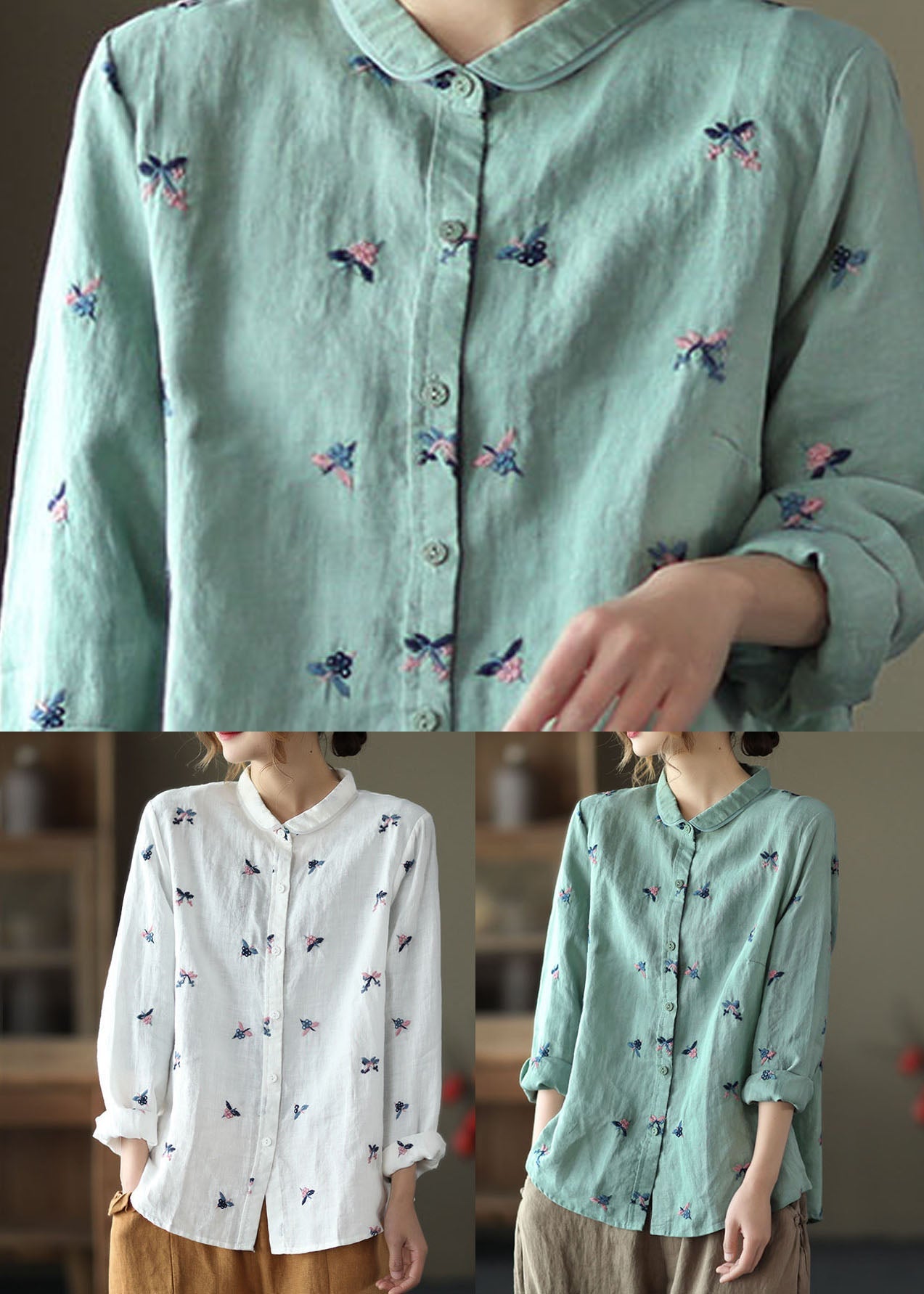 Vintage Inspired Blouse with a Contemporary Edge