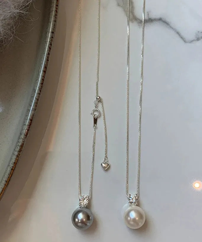 Romantic Silver Necklace for Special Moments