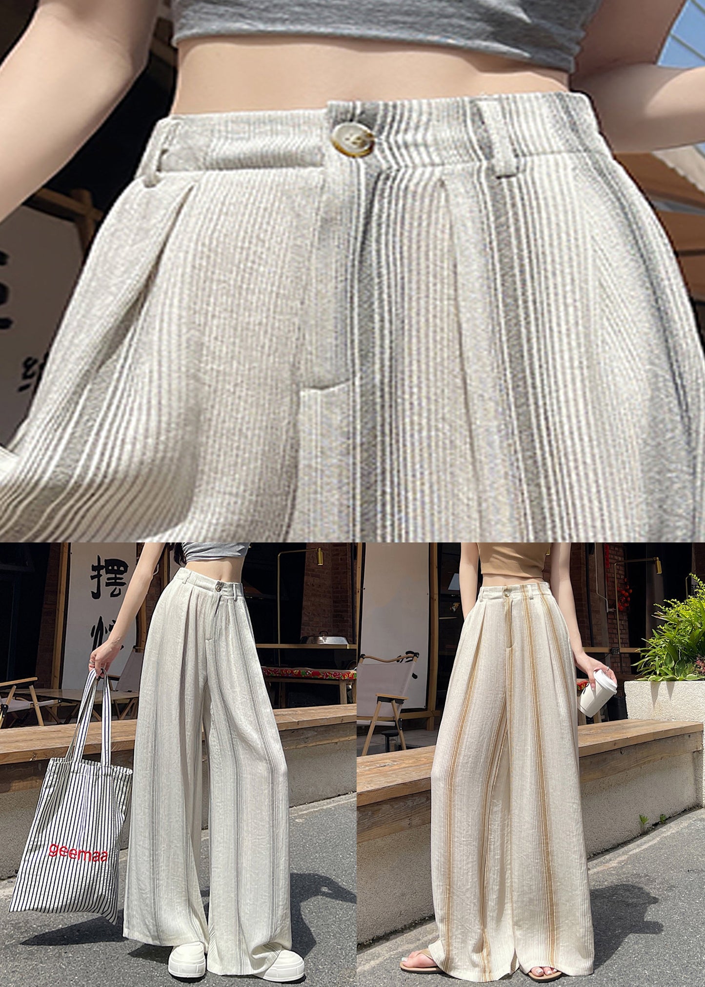 Well Tailored Pants with a Graceful Silhouette