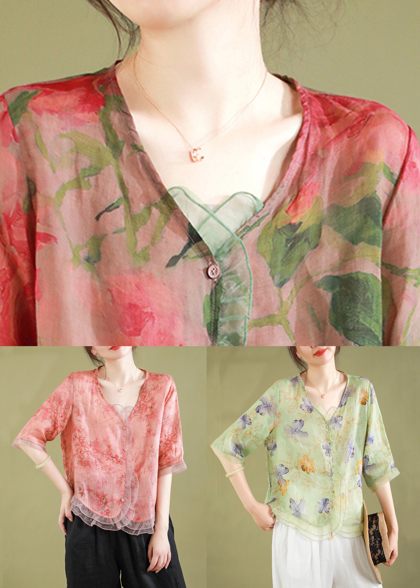 Well Tailored Top with a Graceful Silhouette