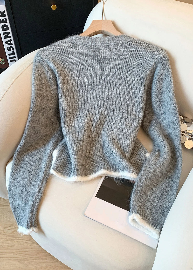 A Vintage Style Sweater with Delicate Timeless Details