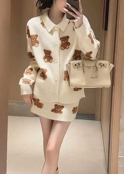 A Vintage Style Sweater with Delicate Timeless Details