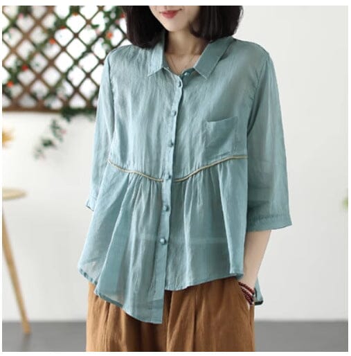 A Vintage Style Blouse with Delicate Timeless Details