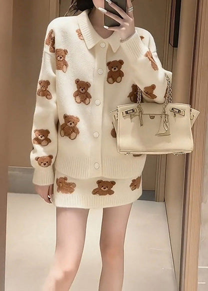 A Vintage Style Sweater with Delicate Timeless Details