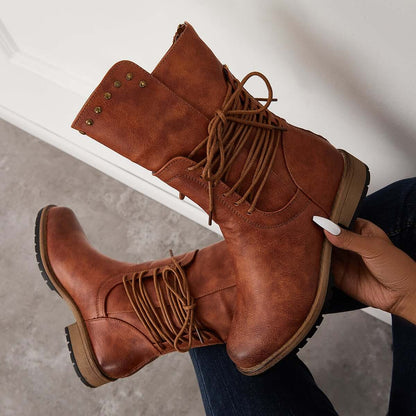 Vintage Inspired Orthopedic Boots