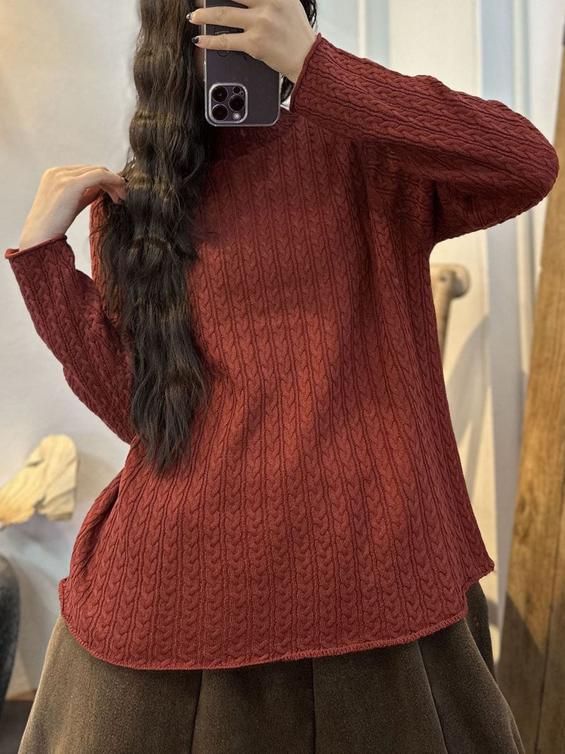Classic Vintage Sweater with a Flattering Fit