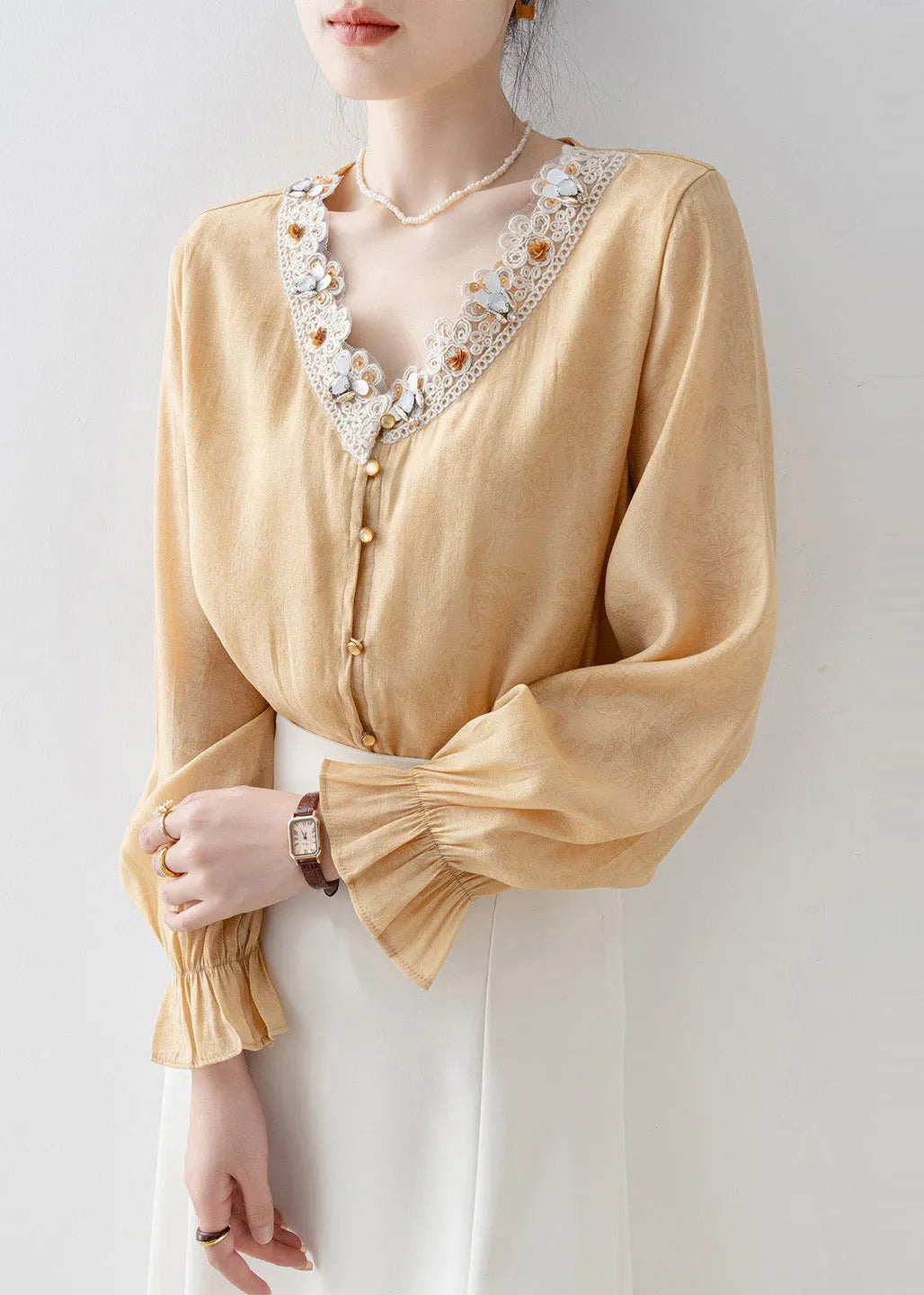 Vintage Inspired Blouse with a Contemporary Edge