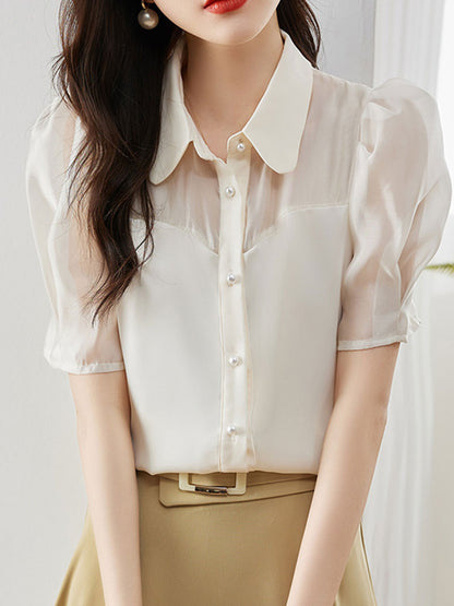 A Vintage Style Shirt with Delicate Timeless Details