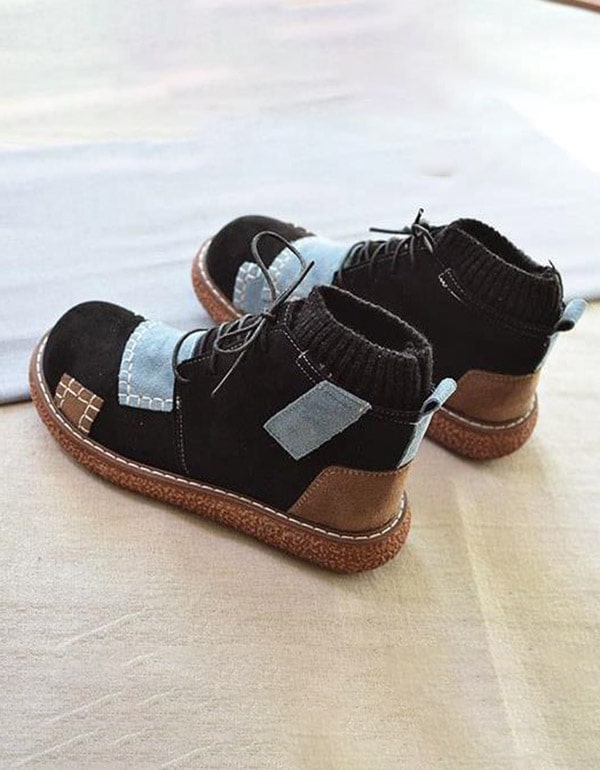 Chic Orthopedic Boots with Unique Design