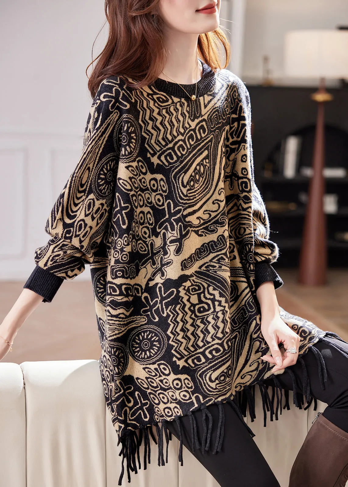 Vintage Inspired Sweater with a Contemporary Edge