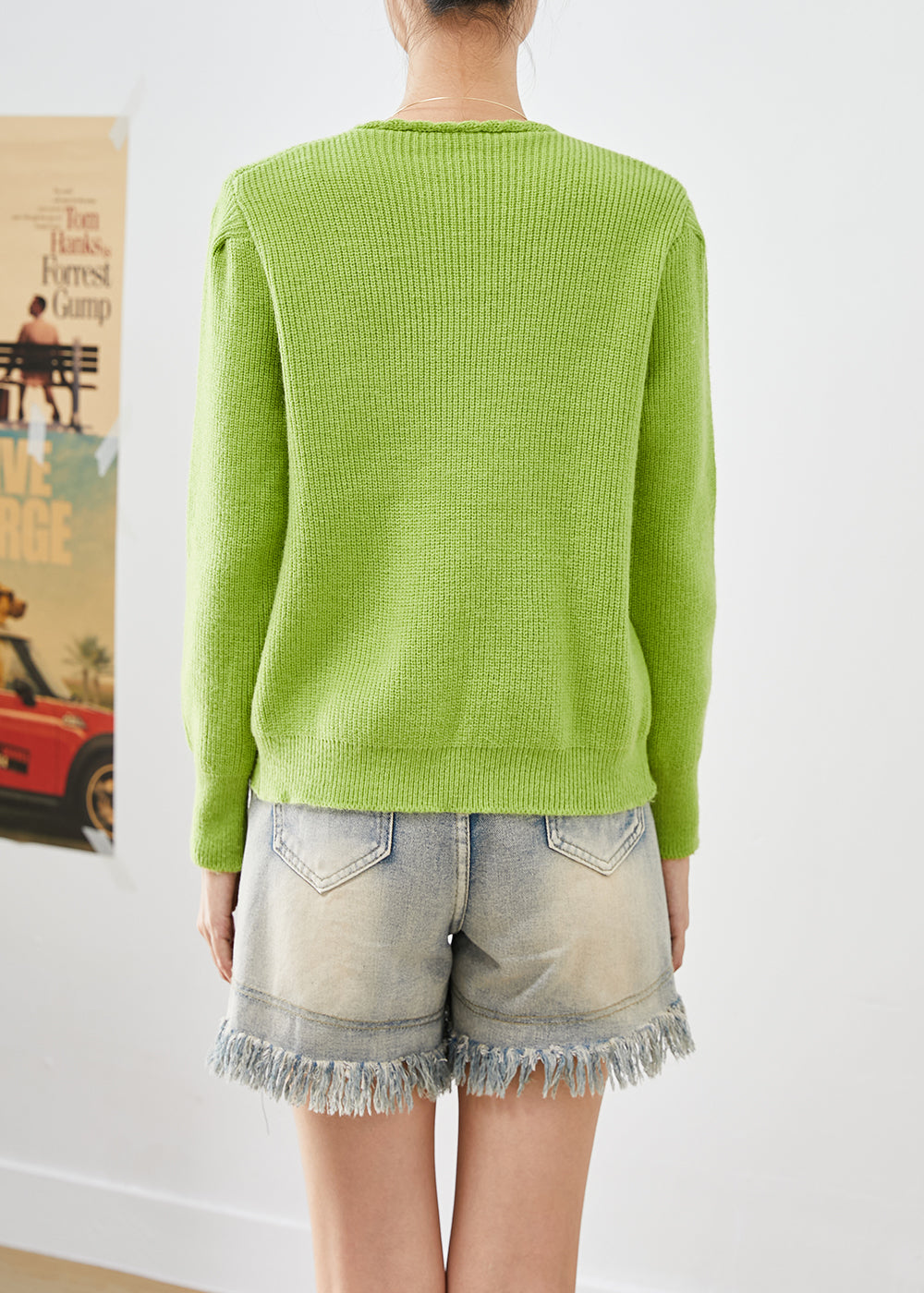 A Vintage Style Sweater with Delicate Timeless Details