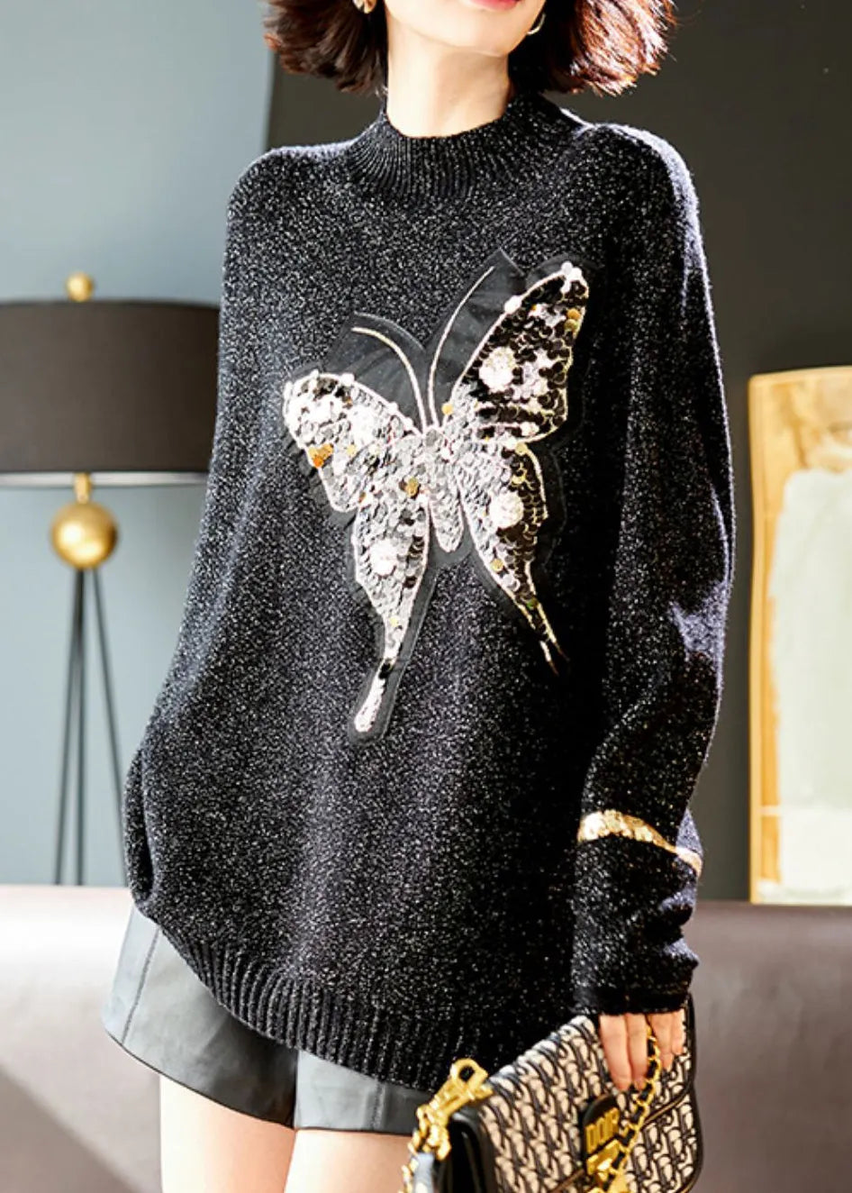 Beautifully Finished Sweater in a Timeless Design