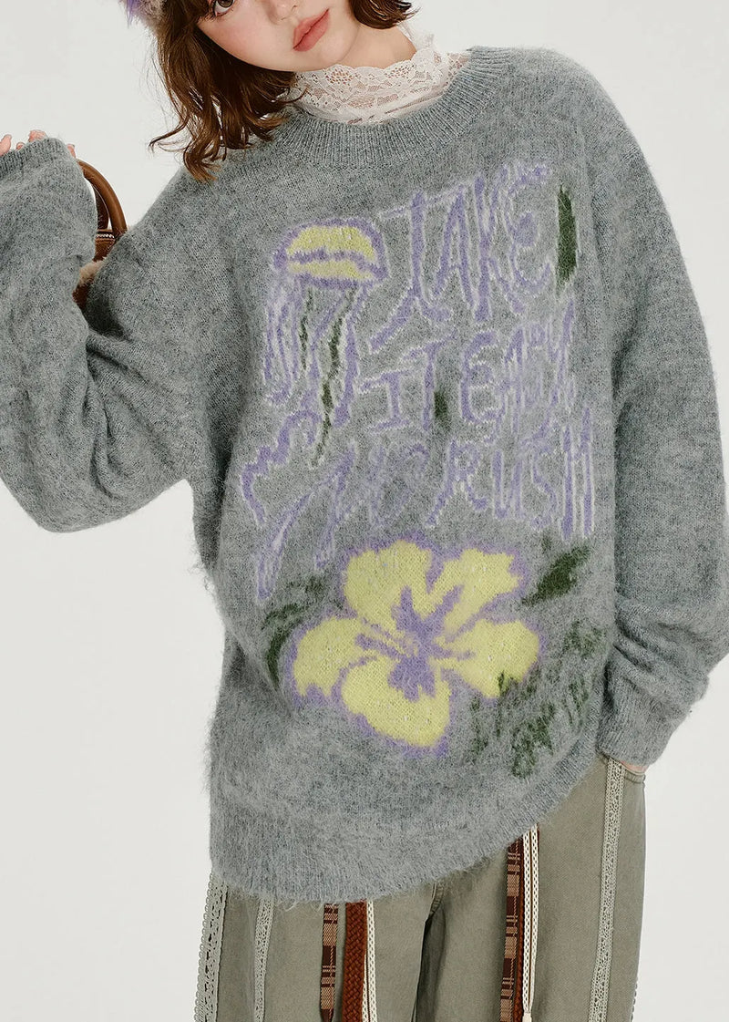 A Vintage Style Sweater with Delicate Timeless Details