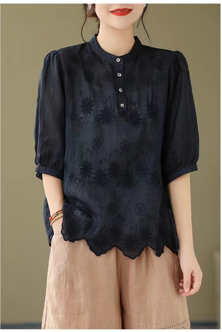Gracefully Styled Blouse for Any Occasion