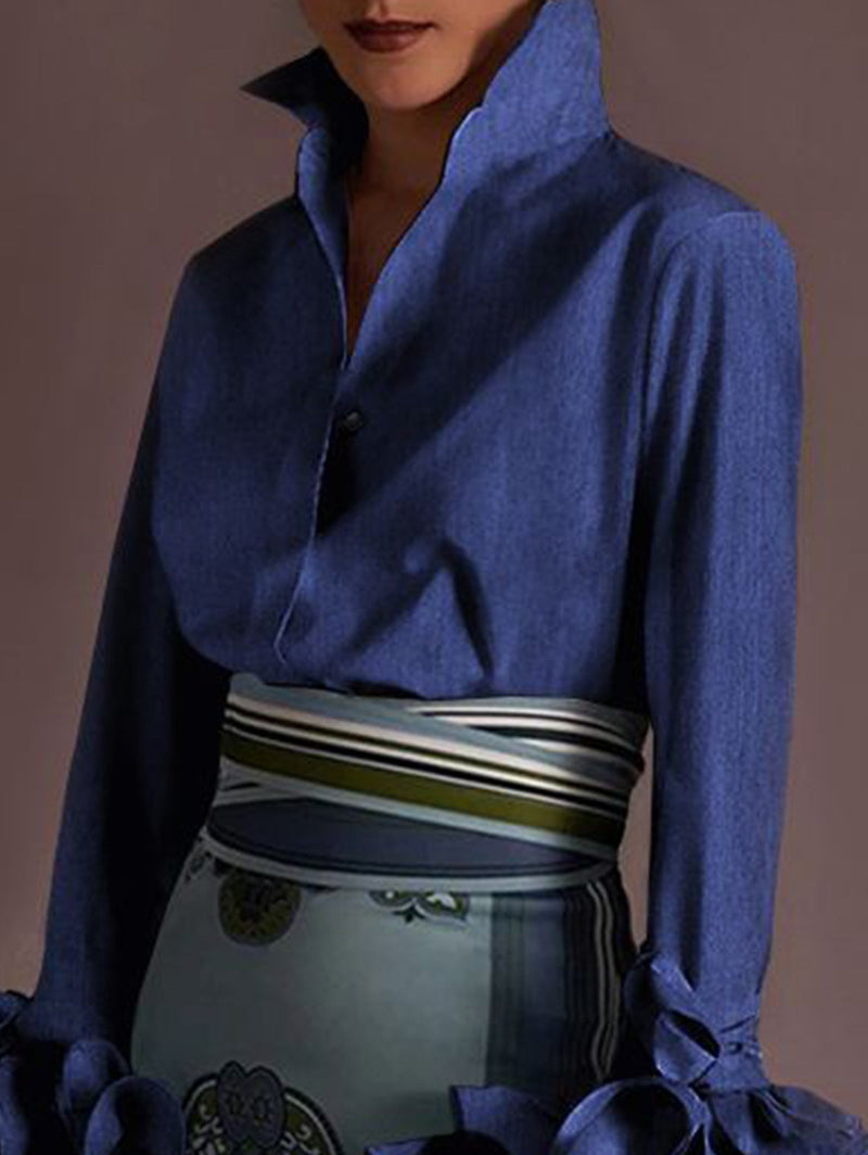 A Vintage Style Shirt with Delicate Timeless Details