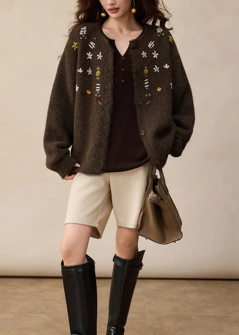 A Vintage Style Cardigan with Delicate Timeless Details