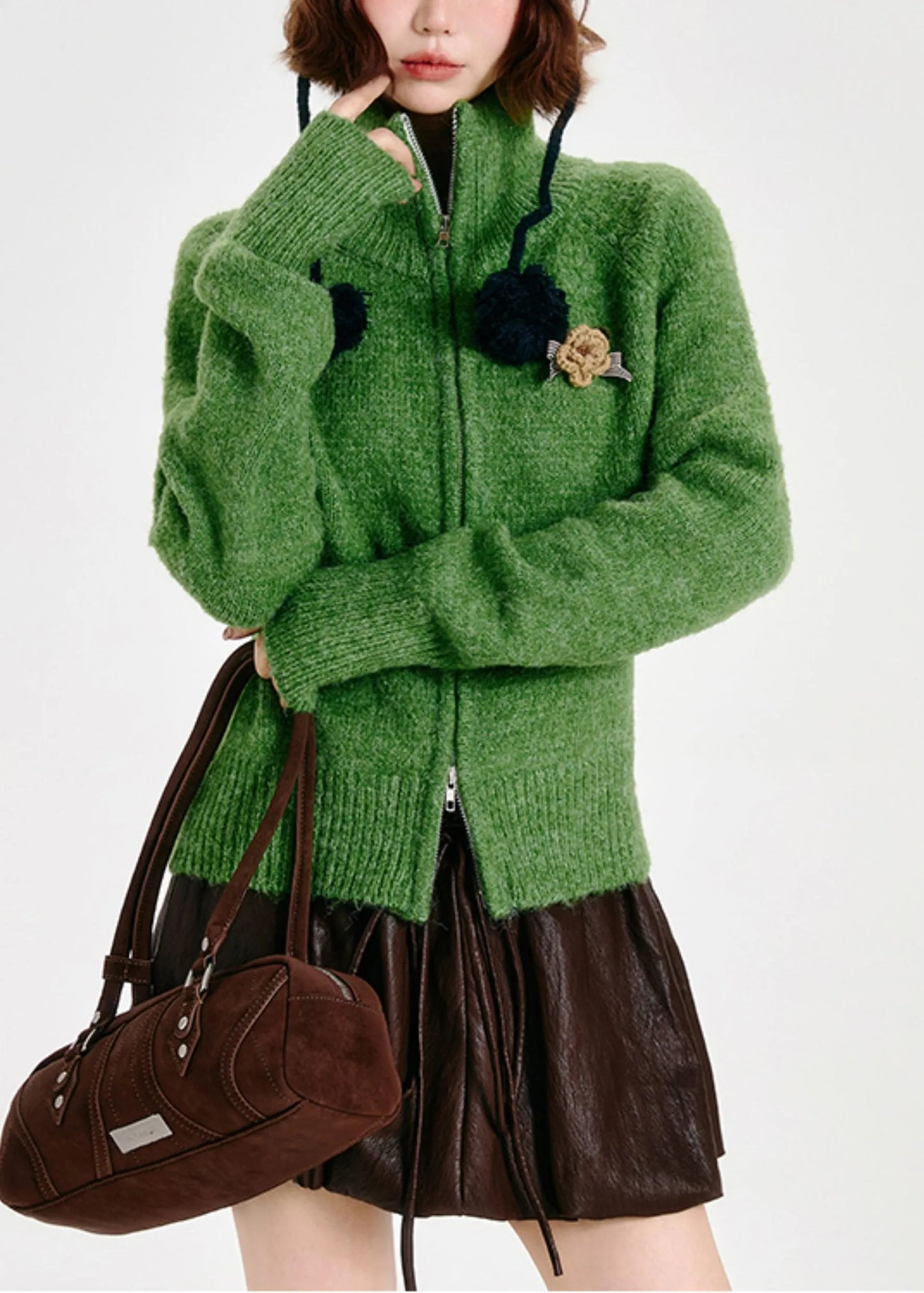 A Vintage Style Cardigan with Delicate Timeless Details