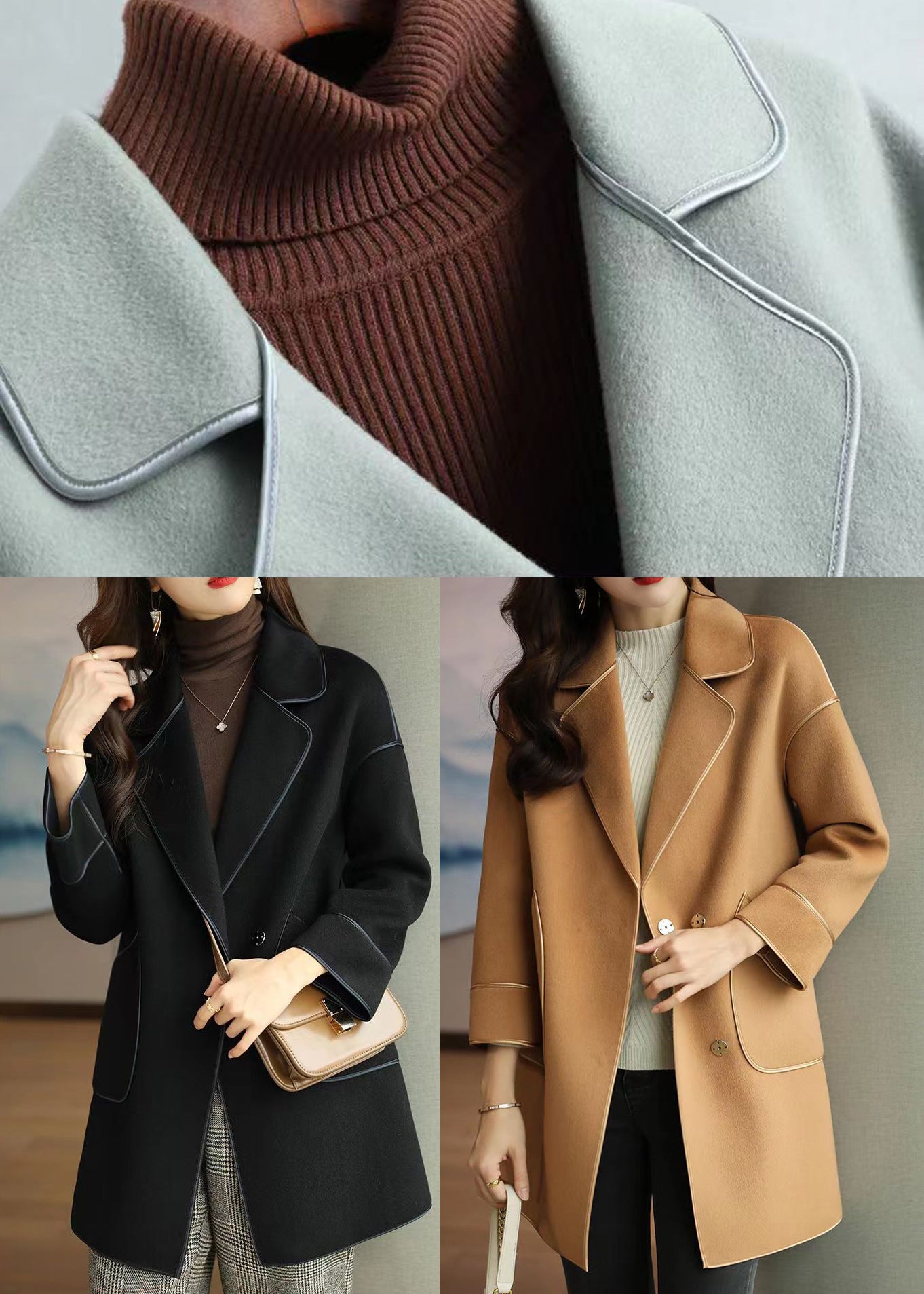 Gracefully Styled Coat for Any Occasion