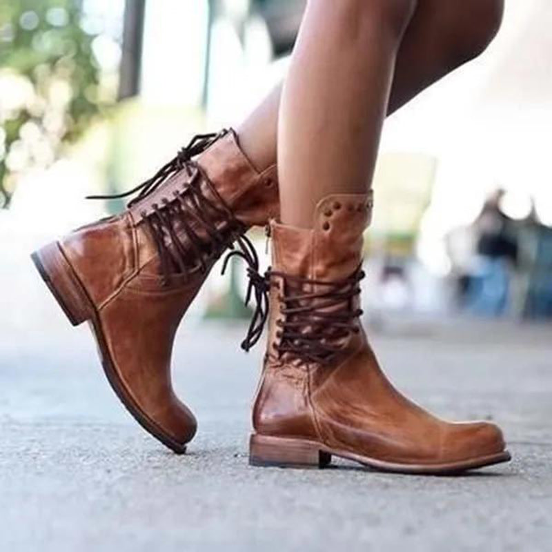 Vintage Inspired Orthopedic Boots