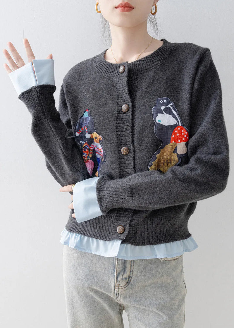Classic Vintage Cardigan with a Flattering Fit