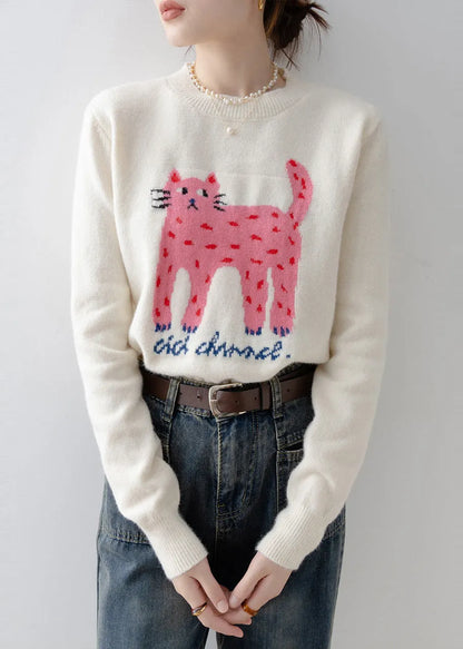 A Vintage Style Sweater with Delicate Timeless Details