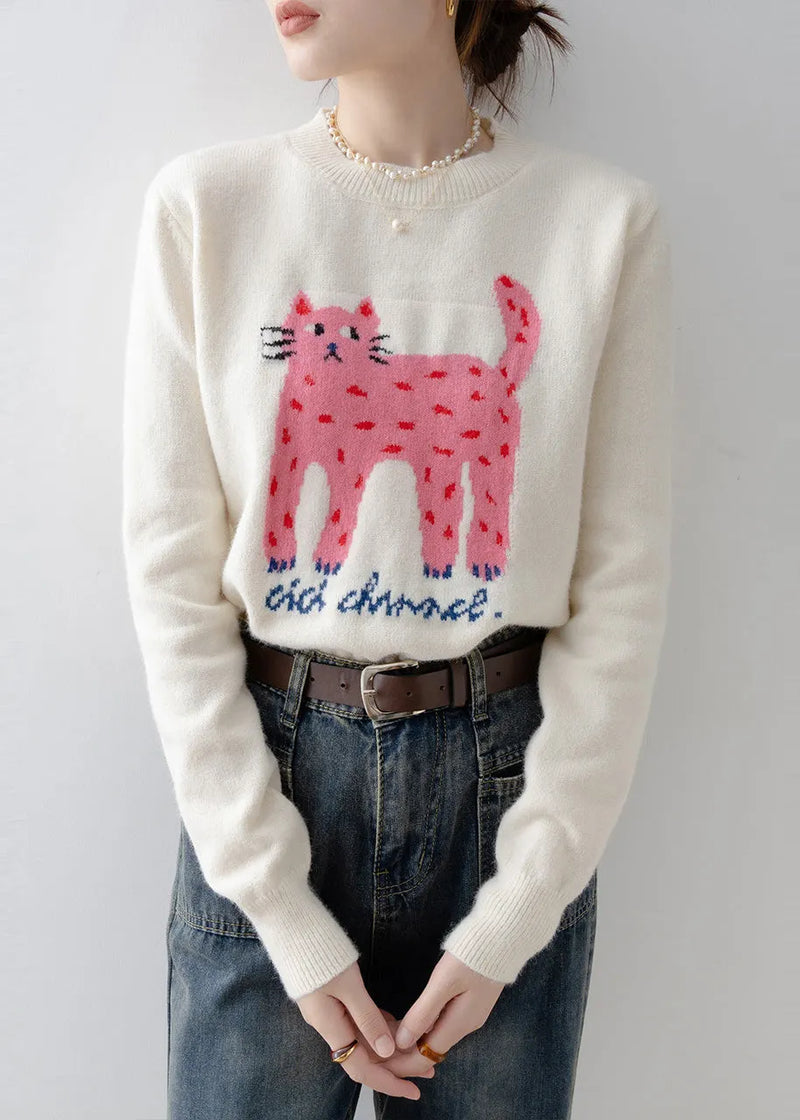 A Vintage Style Sweater with Delicate Timeless Details