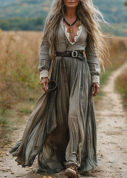 A Vintage Style Dress with Delicate Timeless Details