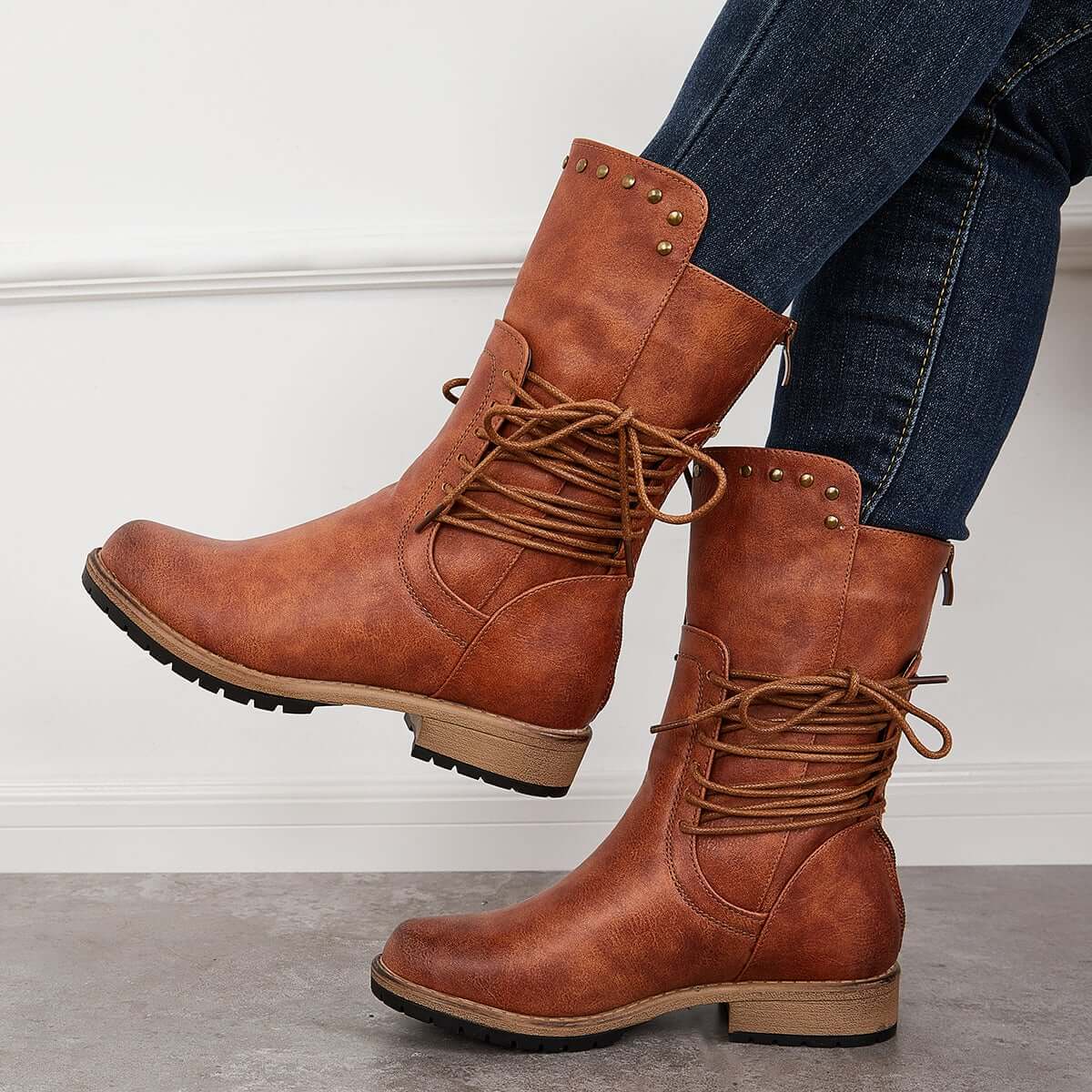 Vintage Inspired Orthopedic Boots