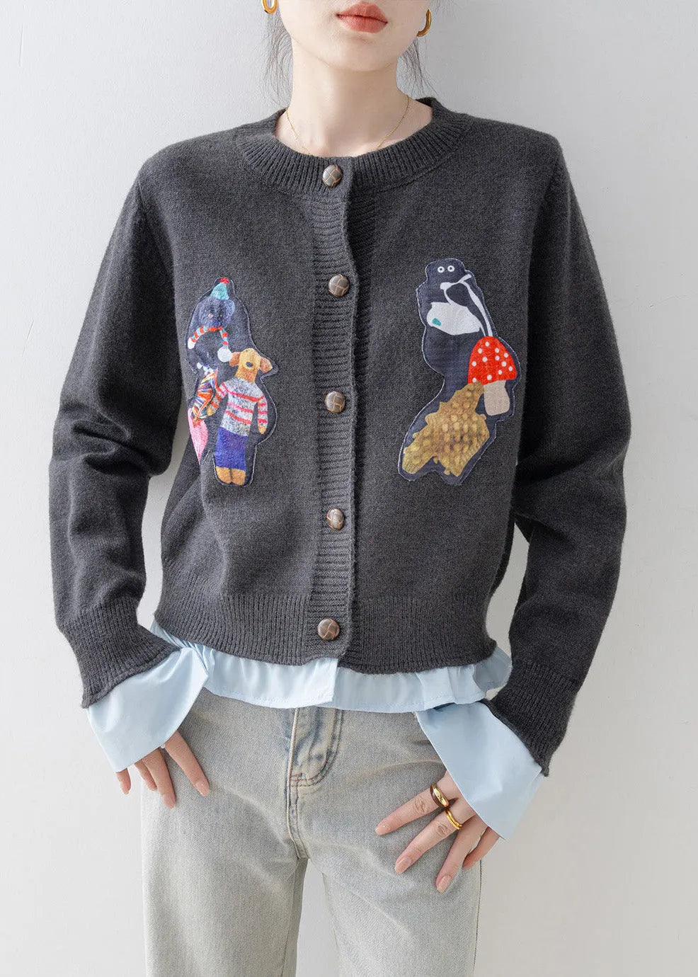 Classic Vintage Cardigan with a Flattering Fit