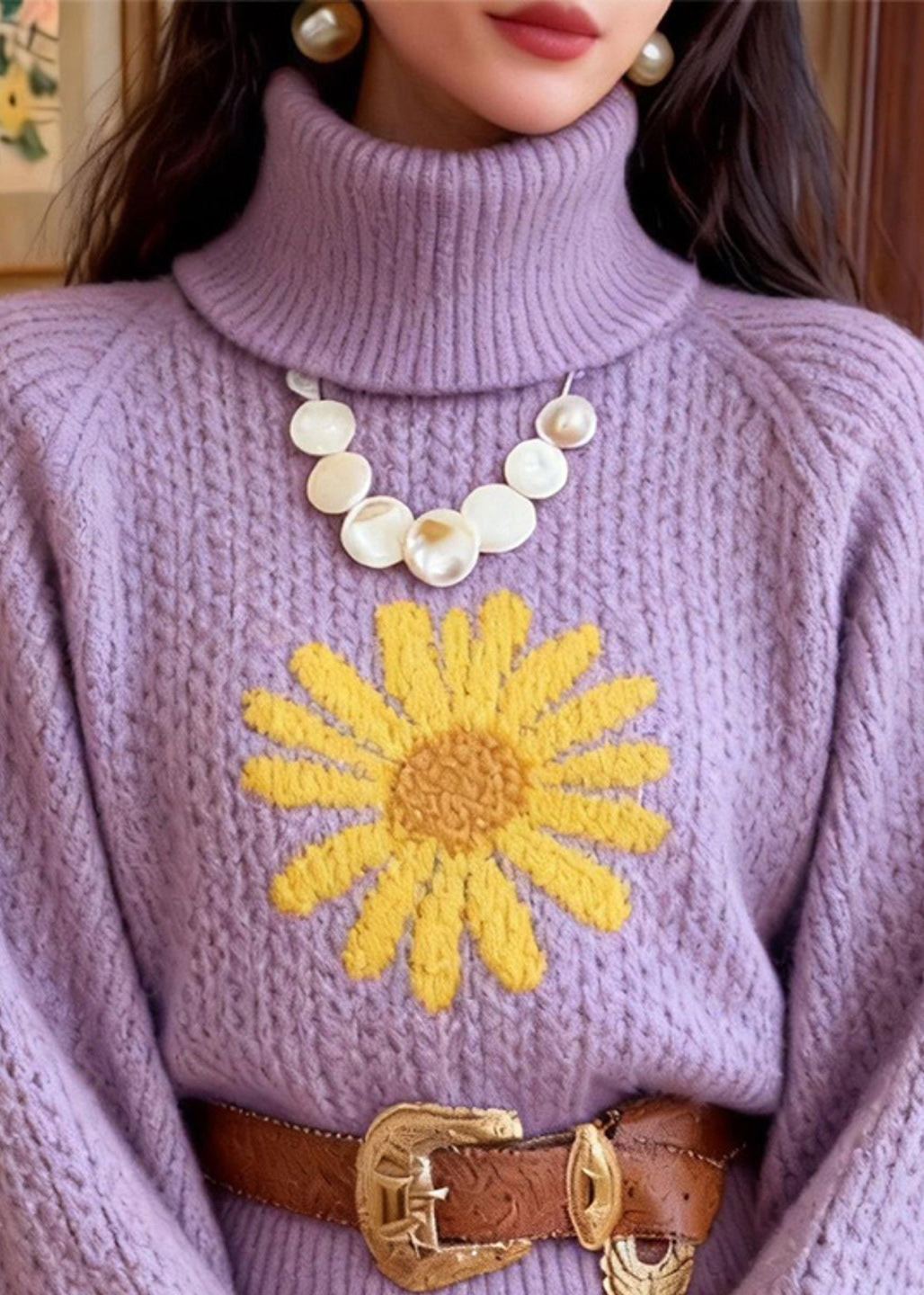 Beautifully Finished Sweater in a Timeless Design