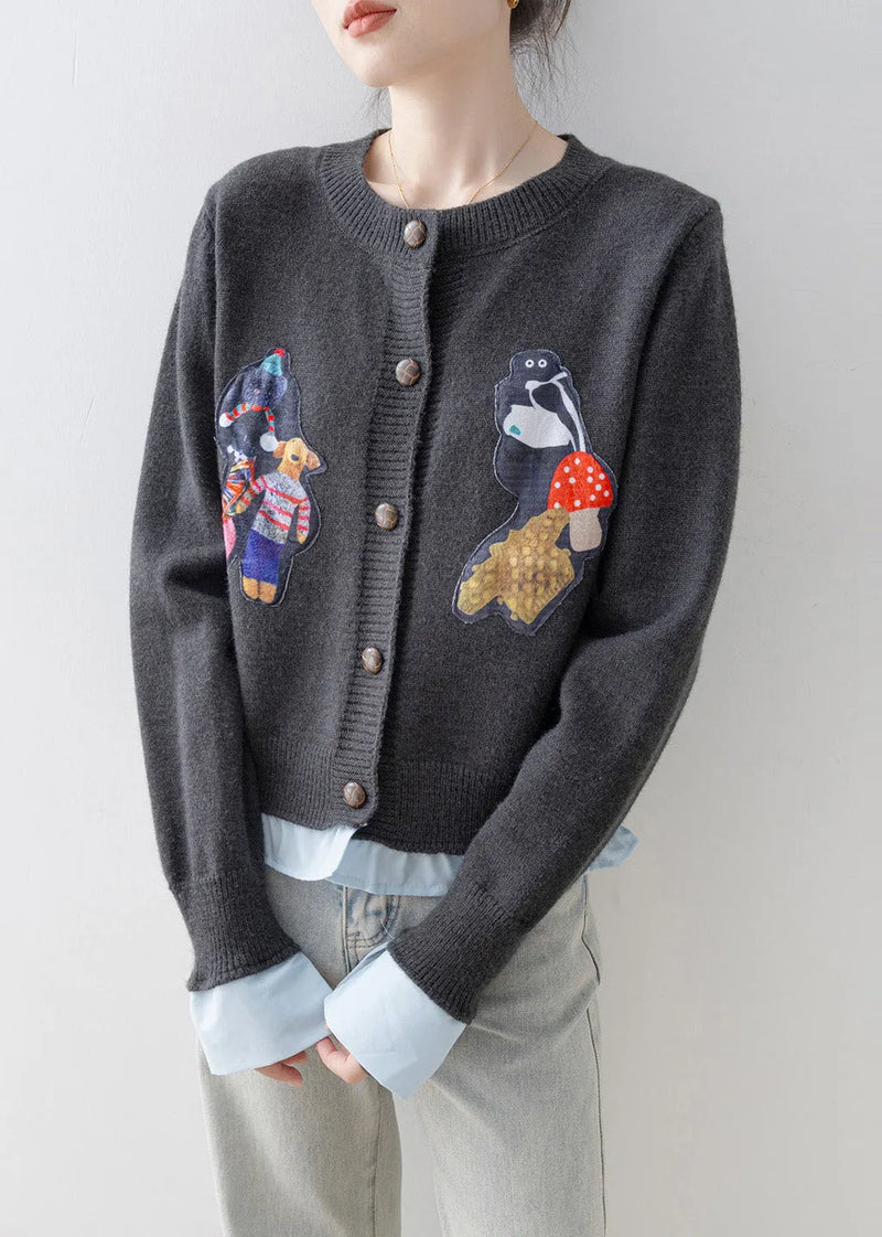 Classic Vintage Cardigan with a Flattering Fit