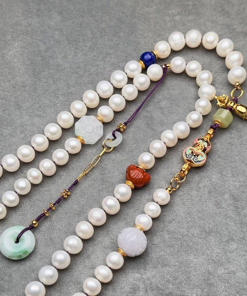 Vintage Handmade Pearl Necklace