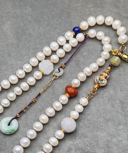 Vintage Handmade Pearl Necklace