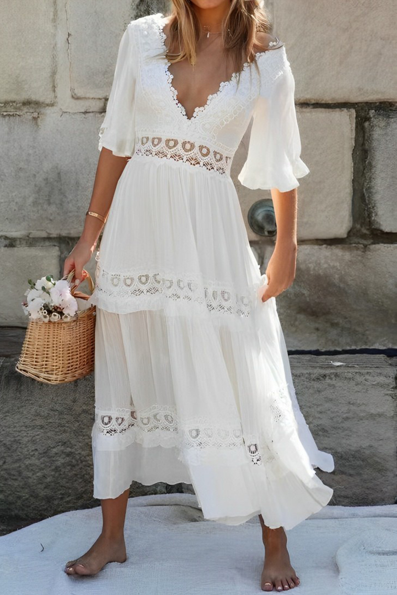 A Vintage Style Dress with Delicate Timeless Details