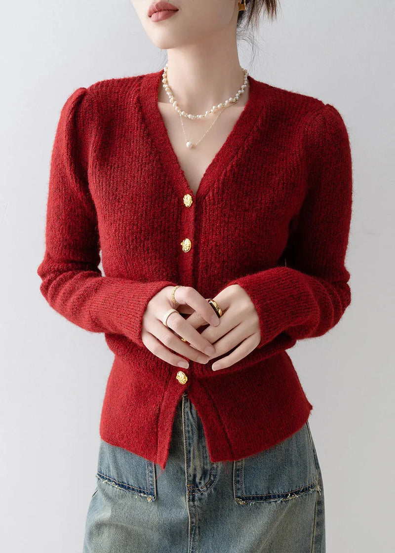 Classic Vintage Cardigan with a Flattering Fit
