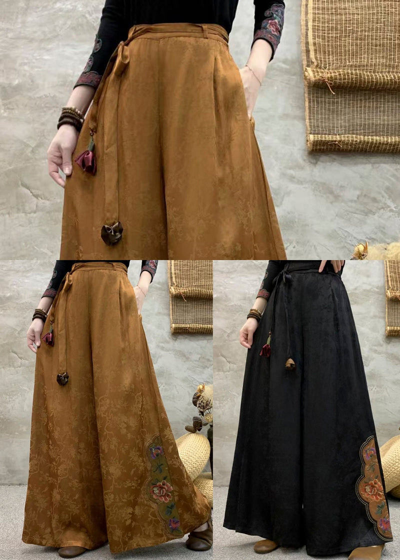 A Vintage Style Pants with Delicate Timeless Details