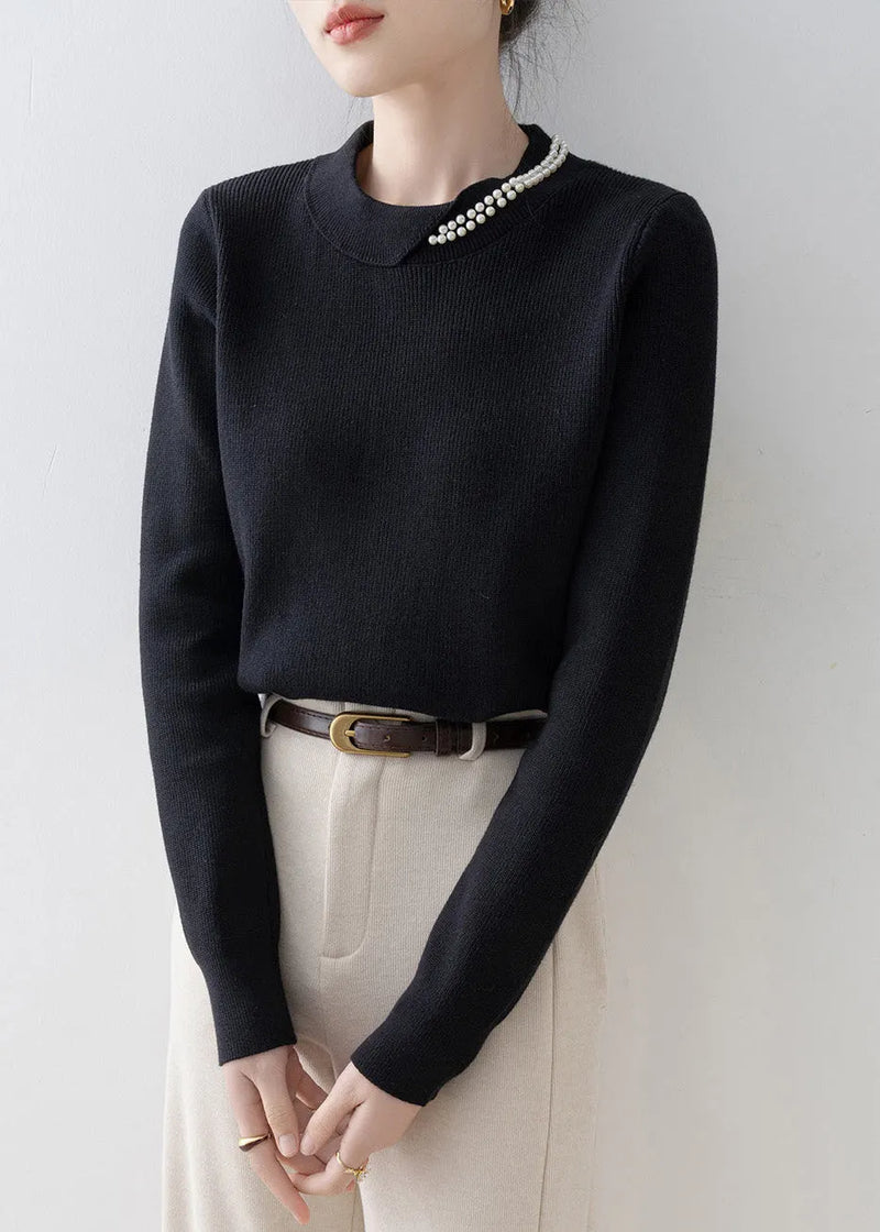 A Vintage Style Sweater with Delicate Timeless Details