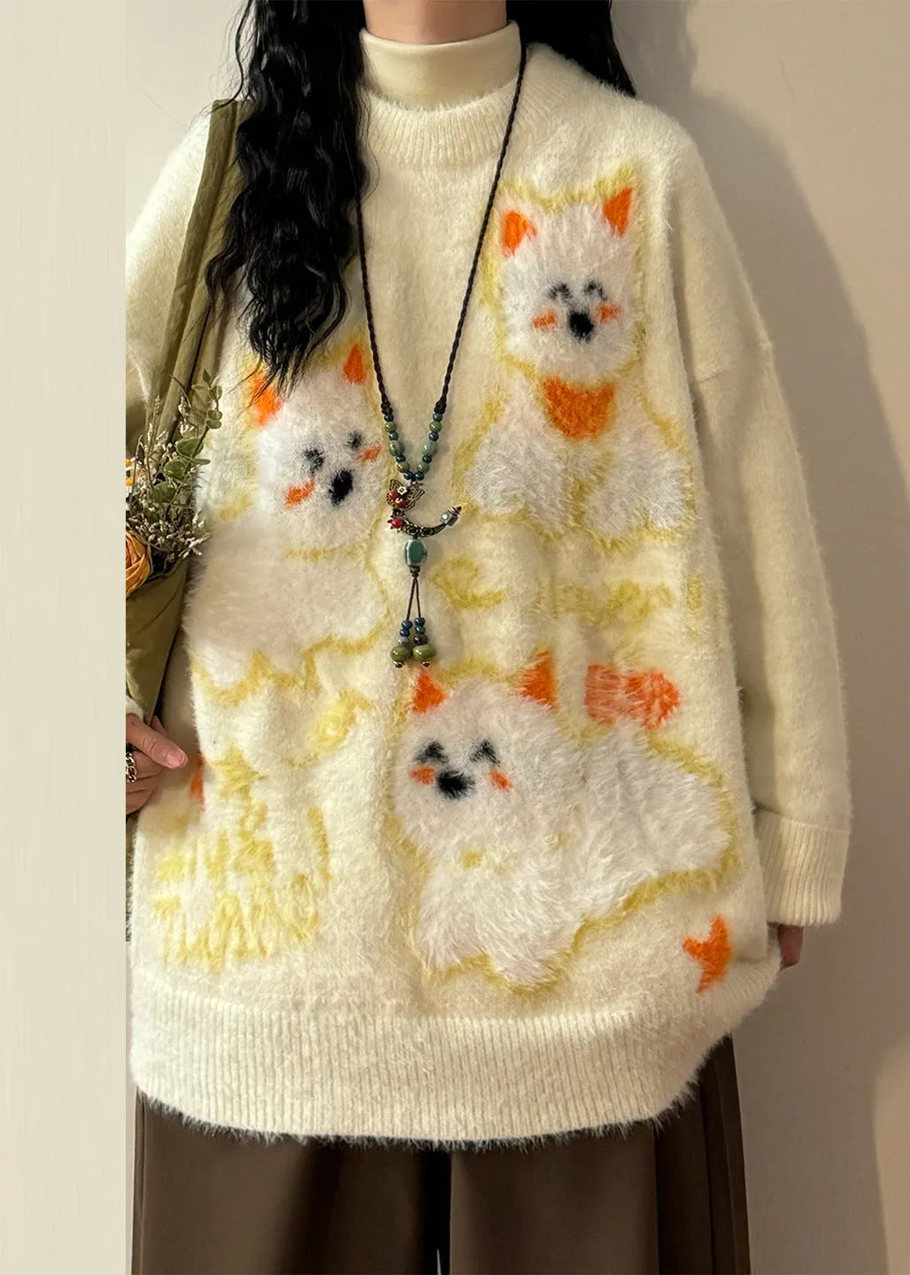 Beautifully Finished Sweater in a Timeless Design