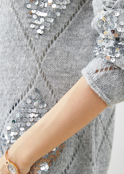 A Vintage Style Sweater with Delicate Timeless Details