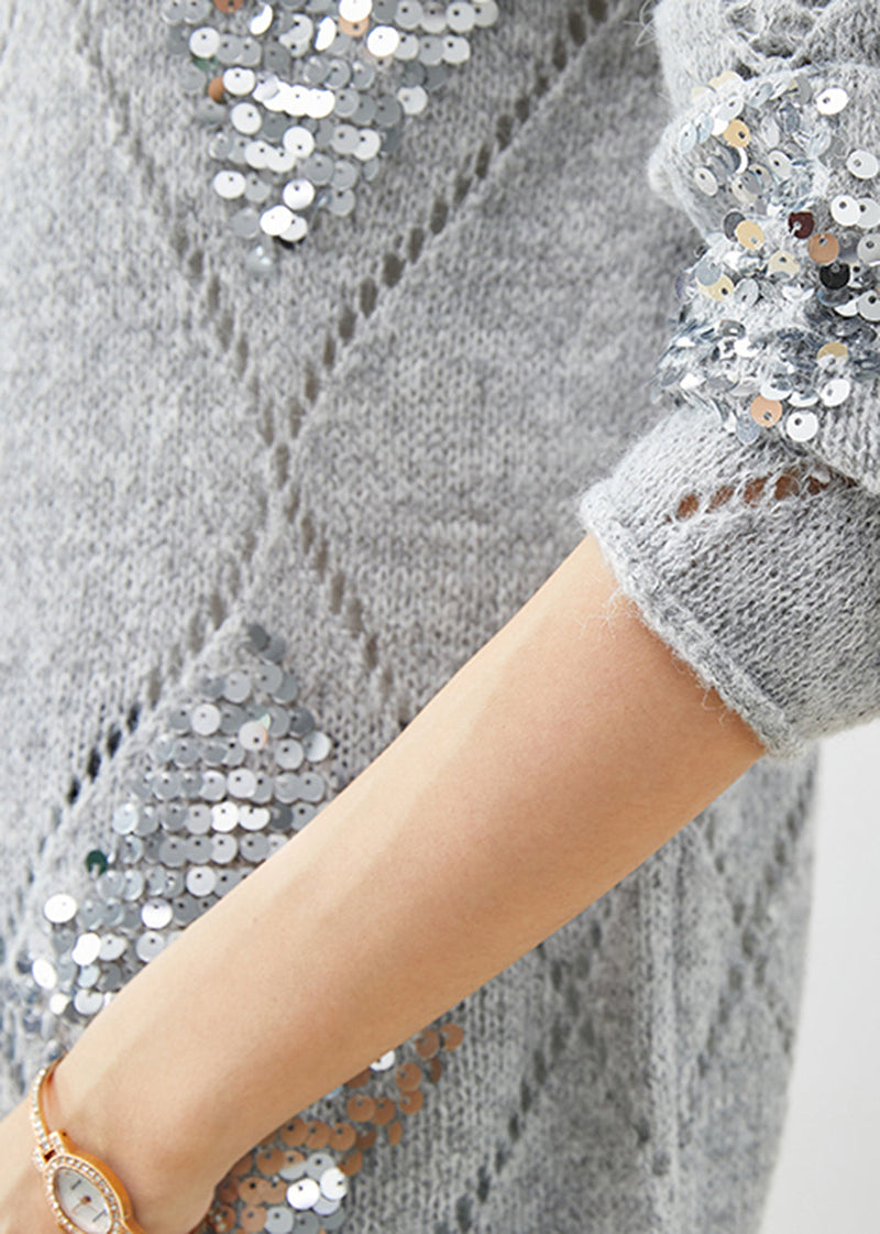 A Vintage Style Sweater with Delicate Timeless Details
