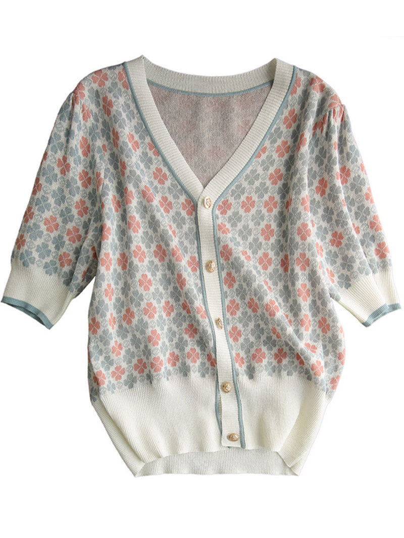 Classic Vintage Cardigan with a Flattering Fit