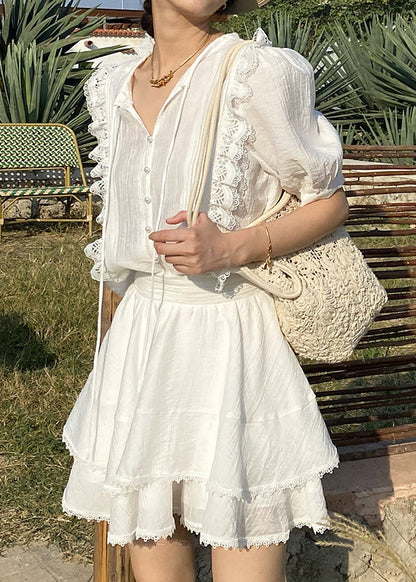 A Vintage Style Shirt with Delicate Timeless Details