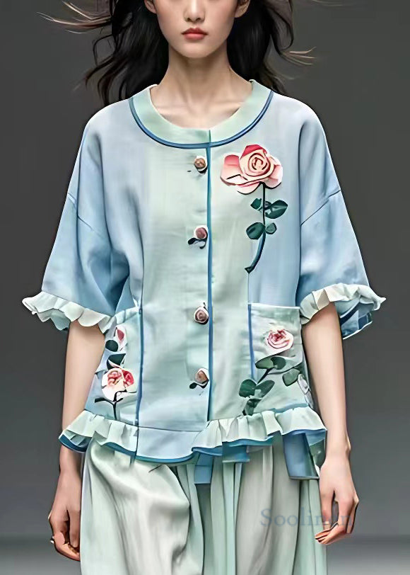 A Vintage Style Shirt with Delicate Timeless Details