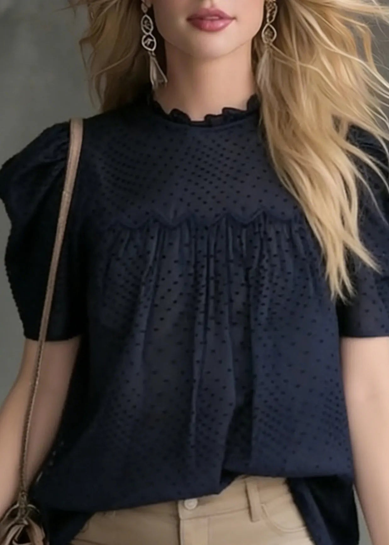 A Vintage Style Blouse with Delicate Timeless Details