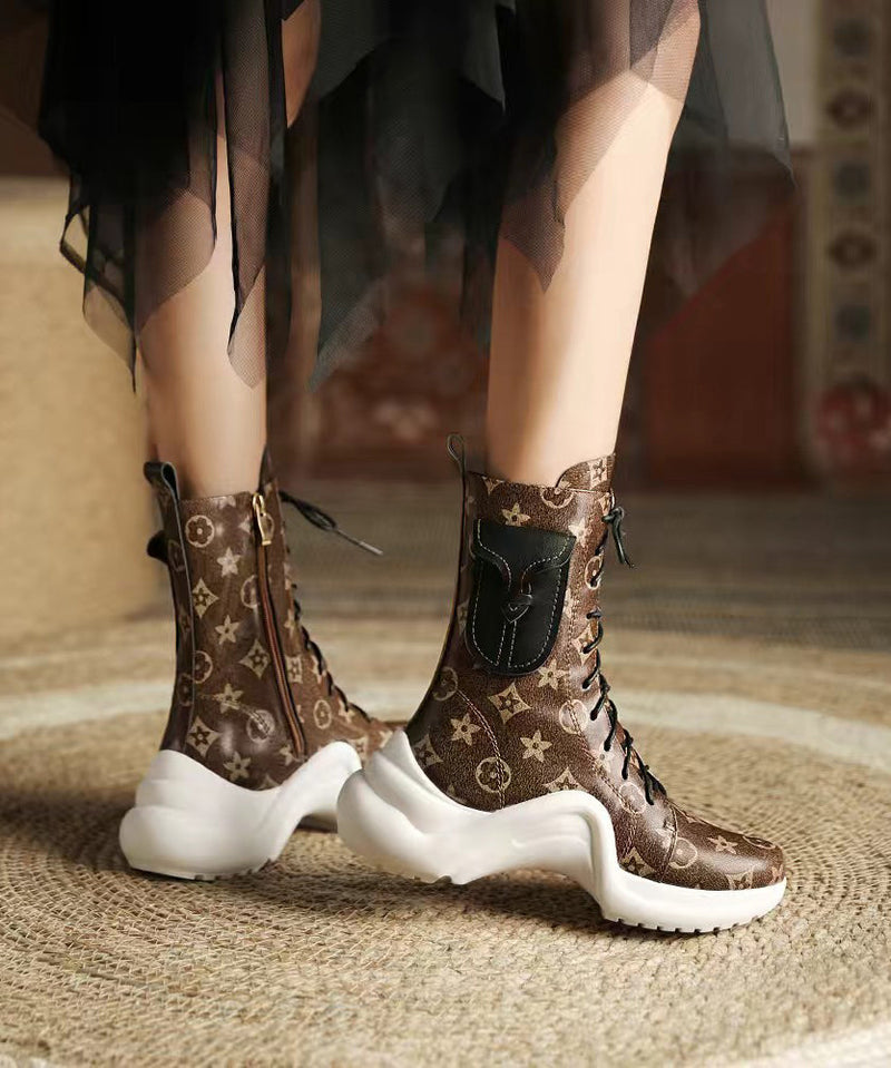 Chic Orthopedic Boots with Unique Design